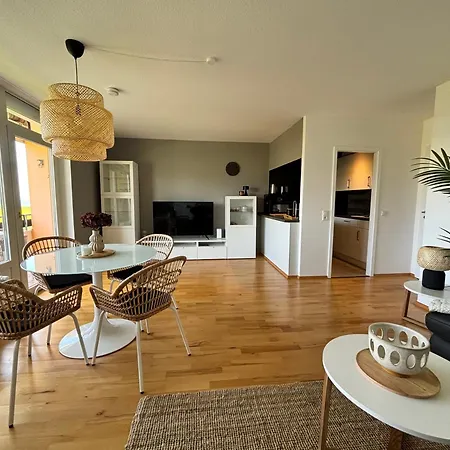 Quartier Strandblick Staberdorf - 2 Balkone Mit Meerblick 公寓 费马恩